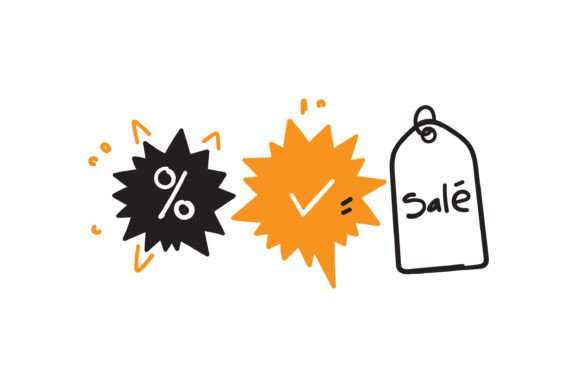 Download Doodle Discount Banner Illustration - Banner Collection