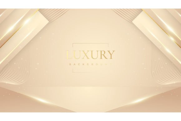 Download Luxury Gold Background with Light Effect - Round Collection