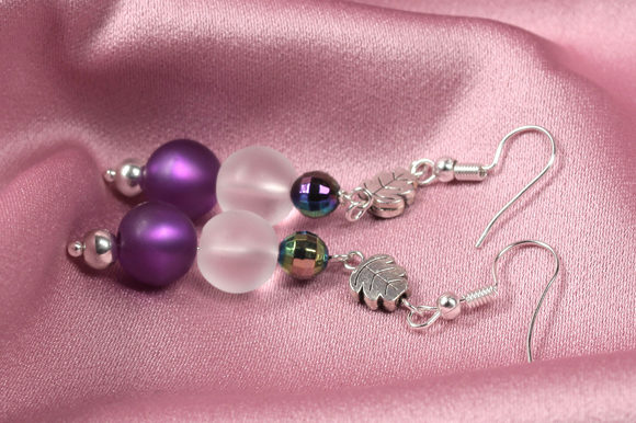 Download Two-color Artificial Earrings - Artificial Collection