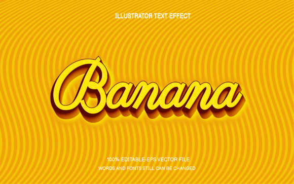 Download Banana Effect Text Design - Text design Collection