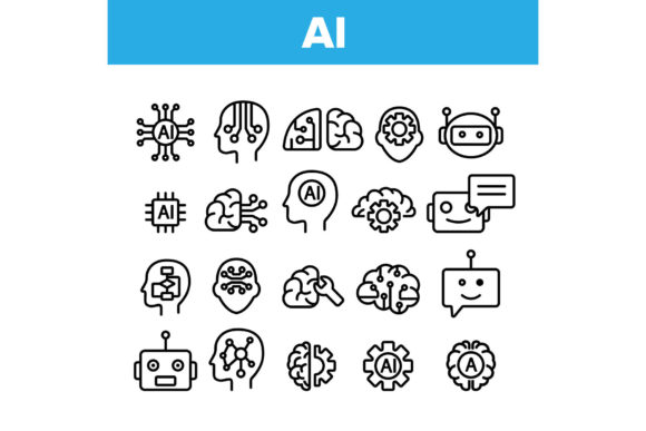 Download Artificial Intelligence Elements Vector - Artificial Collection