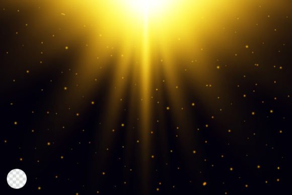 Download Black Background with Glowing Light - Round Collection