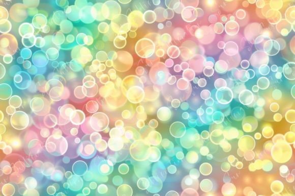 Download Vibrant Bokeh Light Effect Background - Round Collection