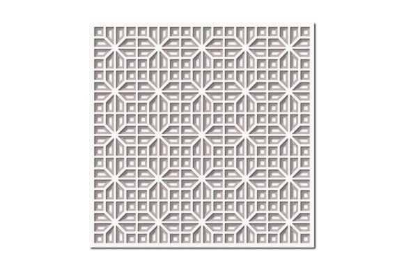 Download Layered Cutout Geometric Background Mat - Round Collection