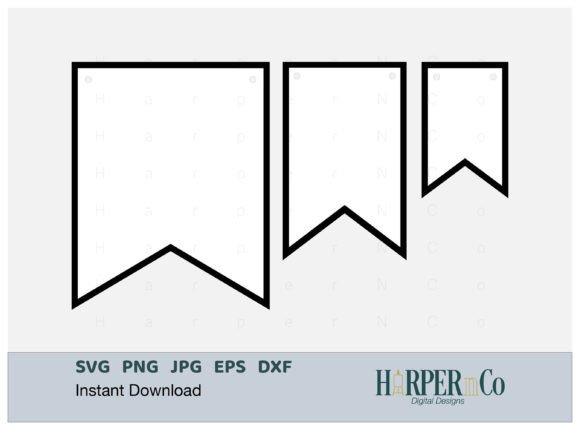 Download Flag Banner SVG, Bunting Pennant Garland - Premium Bundle