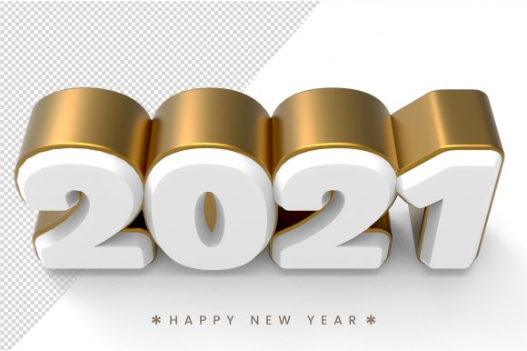 Download Gold Happy New Year 2021 3d Text - Happy new year 2021 Collection