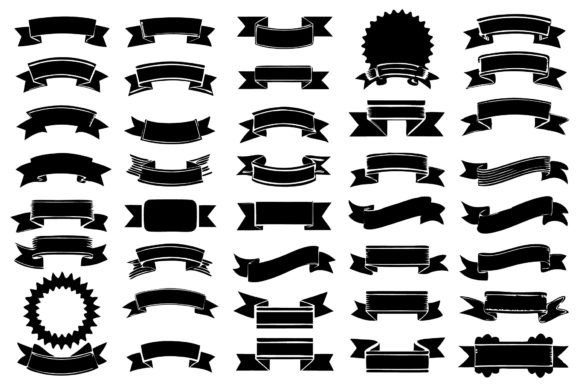 Download Banner, Banner Svg Bundle,Text Ribbon - Premium Resources