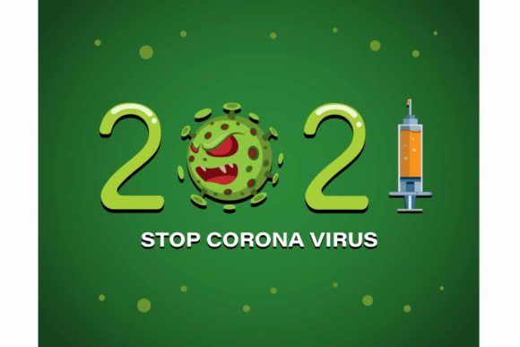 Download Happy New Year 2021 with Bacteria Vaccin - Happy new year 2021 Collection