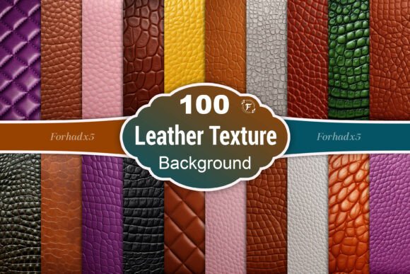 Download Leather Texture Background - Round Collection