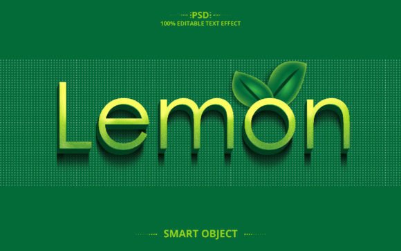 Download Lemon Best Font Effect Design - Font effect Collection
