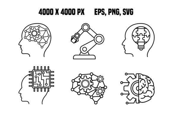 Download Artificial Intelligence Icons Set - Artificial Collection