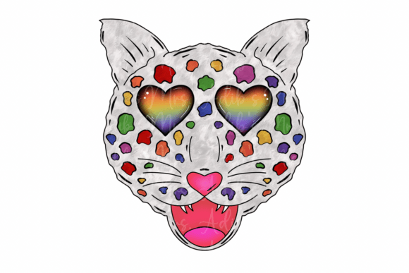 Download Rainbow Leopard PNG - Premium Resources