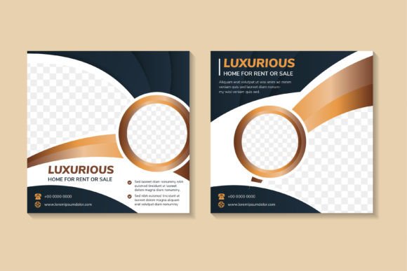 Download Luxurious Home Square Banner - Banner Collection